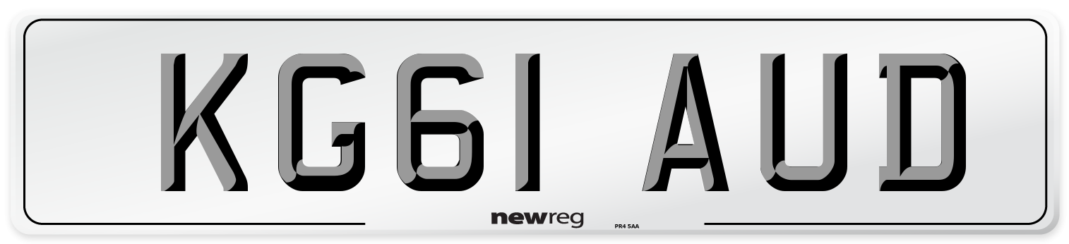KG61 AUD Number Plate from New Reg